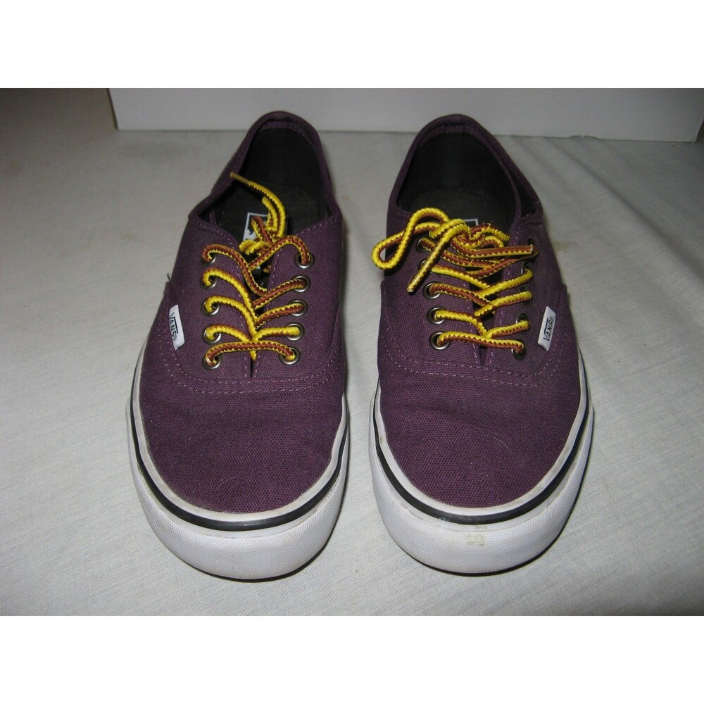 Mens Vans Authentic Hikers Canvas Shoes Sneakers Italian Plum Purple Size 7.5
